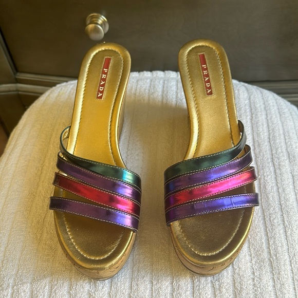 Prada Wedge Sandals - Picture 4 of 11